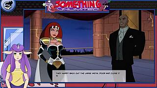 Teen dances with big tits and ass in hentai style