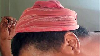 Ebony babe licks ass and deepthroats big cock in south