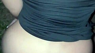 After long trip, wild outdoor sex at camp