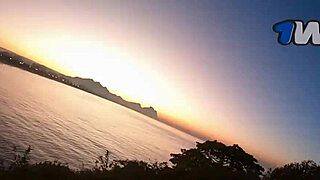 public sex ends with facial on trail