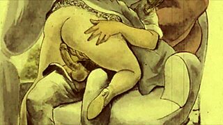i'm looking at vintage erotic illustrations