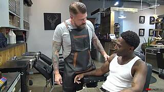 rimjob blowjob tattooed muscular romance rides monster cock bareback