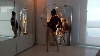 Antonia Sainz Performs Sexy Strip Dance