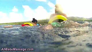 Lesbian Masseuse Gives Oral