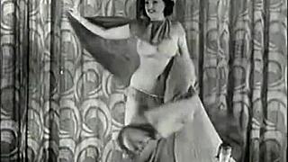 vintage showgirls undressing on stage