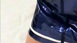 We slipped into those pvc panties you love, babe