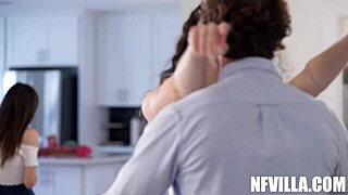 Valentine's day threesome with Liz Jordan and Maya Woulfe getting ass fucked!