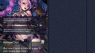 HUMPing BEHIND Diana's HUGE ASS