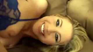 Lingerie Babe Gets Pussy Pounded In Doggystyle And Facial