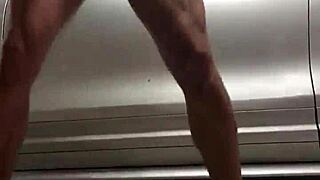 Spying on gym activities in the garage