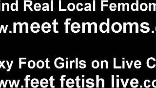 i love it when guys admire my feet in femdom pov fetish