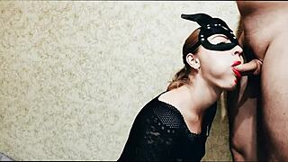 Giving Blowjob to My Favorite Roommate, Wow!