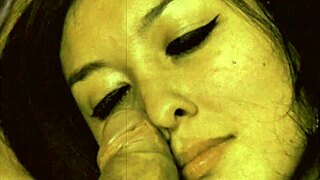 Retro threesome black and white pussies bisexual twist