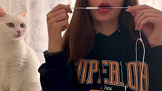 asmr licking onni with jerk off instructions session