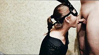 Giving Blowjob to My Favorite Roommate, Wow!