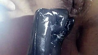 Fisting with the big toy fist feels amazing