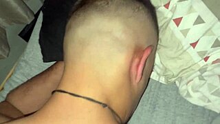 Big hairy bear destroys passive's ass bareback