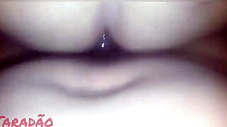 Cum Flows Through Hairy Pussy Orgasm