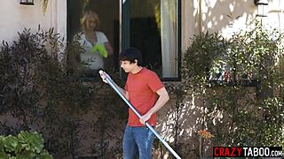 Rachael Cavalli fiercely fucks her stepson