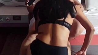 An older man threesomes young blonde Morrita