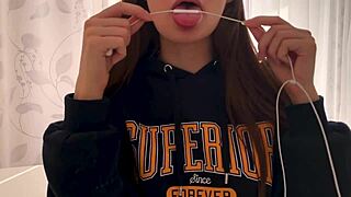 asmr licking onni with jerk off instructions session