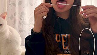 asmr licking onni with jerk off instructions session