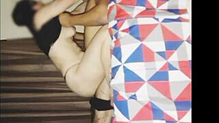 Married woman in mask for part two of the series.