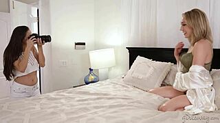 Celeste Star and Lily Labeau Dive Deep in Pussy Licking Lesson