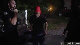 Gay cops engage in intense fucking with the homie taking shortcuts