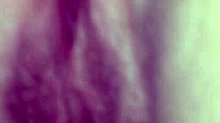 finger fucking my wife's pink wet pussy in this amateur video