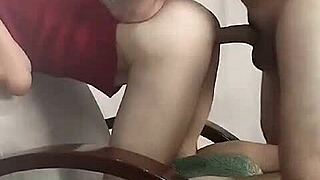 Latina Bent Over For Doggystyle Creampie With Big Cock