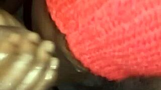 Arousing video: Ghetto Valentine Yaa Yaa gets intense face and throat penetration