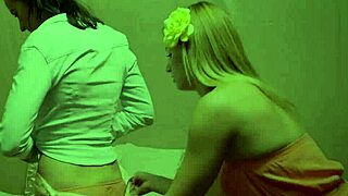 aussie lesbians toying with hairy natural tits in masturbation