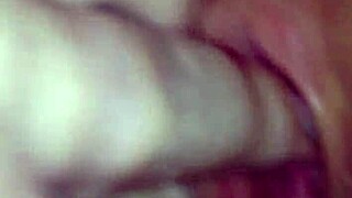 finger fucking my wife's pink wet pussy in this amateur video