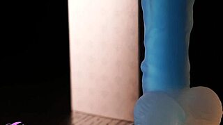 Sensual 18yos & dildo lesbian moans