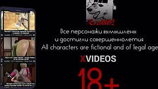 Overwatch Hentai: Experience the erotic adventure in which a 3D Tracer is aroused by voluptuous breasts