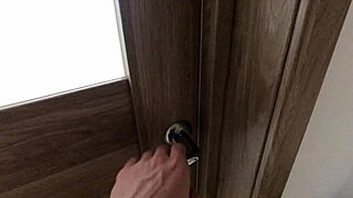 Sucking on my throbbing cock is definitely a sexy brunette hottie