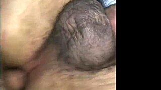 Chubby transsexual woman receives bareback anal penetration intensely