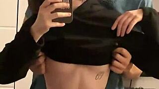 Real Homemade Couple Sex with a Cute Girl with Natural Big Breasts