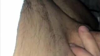 Chubby transsexual woman receives bareback anal penetration intensely