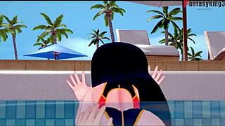 Violet Parr Enjoys Pool Time In POV Incredibles Scene