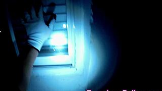 Real teen participates in a point of view facial scene