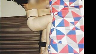 Married woman in mask for part two of the series.