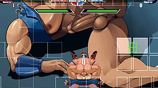 Joe Higashi Fucks Athena Asamiya in Doggystyle and Missionary with Creampie