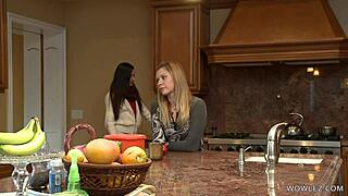 uhh, me n my girl georgia jones makin’ up with lena nicole after a fight, so hot!