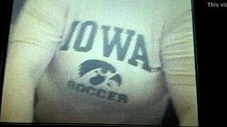 My BBW wife gives blowjob and gets cumshot at home.