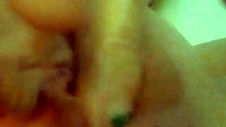 Stella pounds her juicy pussy hard for over ten minutes