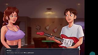 Summertime saga neighbors roleplay with amazing big tits