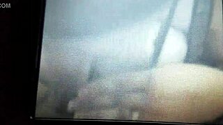 My BBW wife gives blowjob and gets cumshot at home.