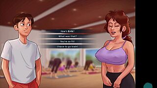 Summertime saga neighbors roleplay with amazing big tits